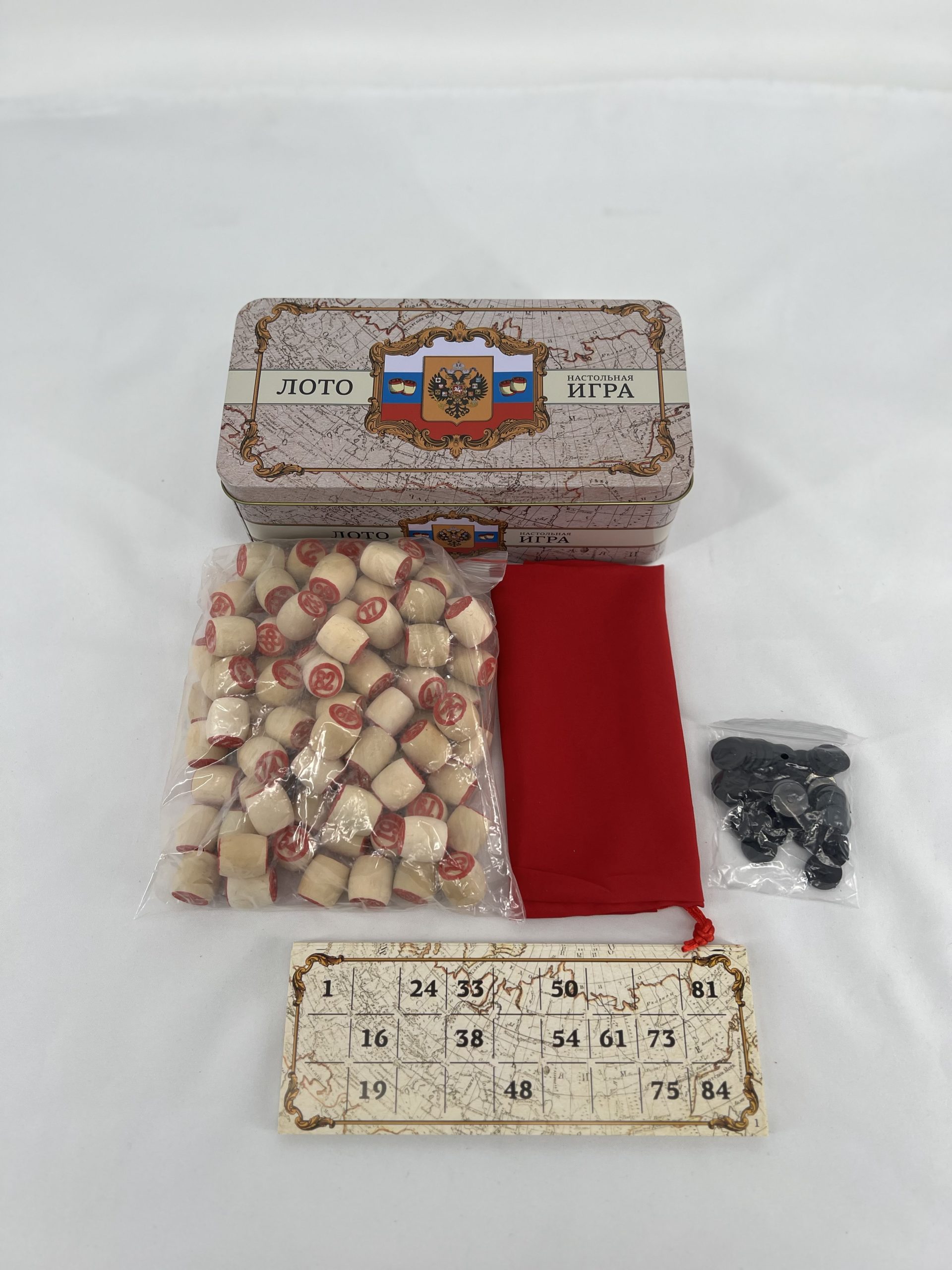Лото настольная игра железной